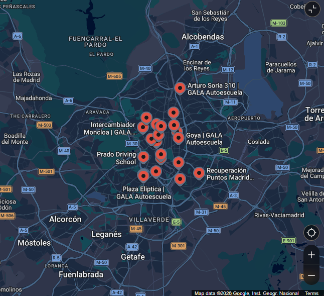 Madrid: 60 autoescuelas para comparar y elegir