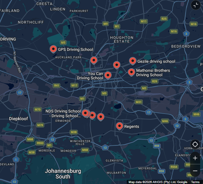Johannesburg Driving Schools (60 Companies) – Address and Phone Information
