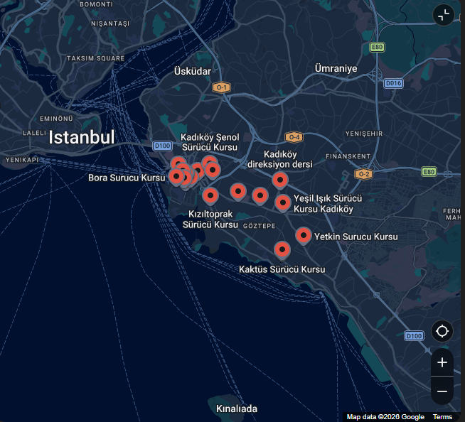 Kadıköy Sürücü Kursları – Adres ve Telefon Bilgileri Hemen İletişime Geç
