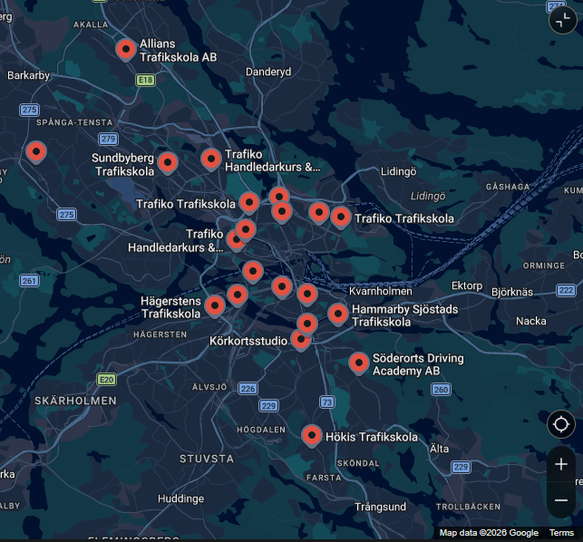 Trafikskolor i Stockholm
