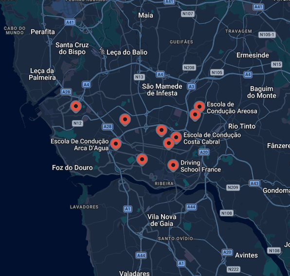 Procurando autoescola no Porto? Veja 60 opções