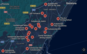 Autoescuelas en Barcelona (60 Empresas) – Dirección y Teléfono