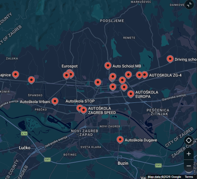 Autoškole u Zagrebu (40 Tvrtki) – Adresa i Telefonski Brojevi