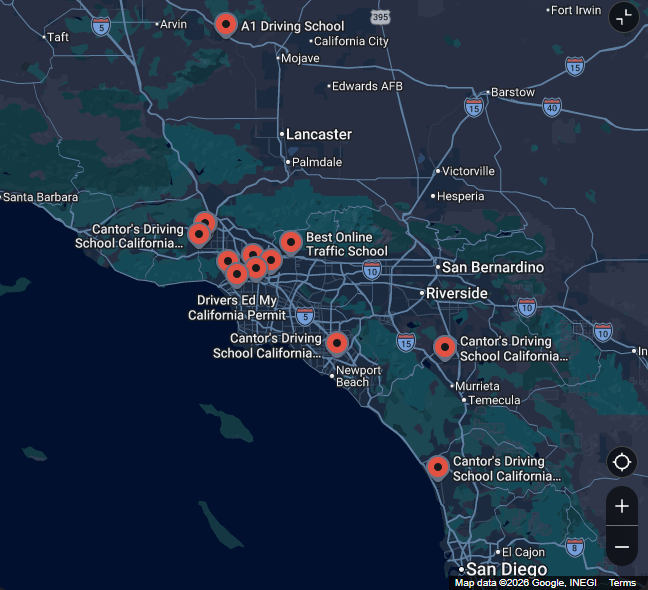 Driving Schools in California (60 Companies) – Address and Phone Information