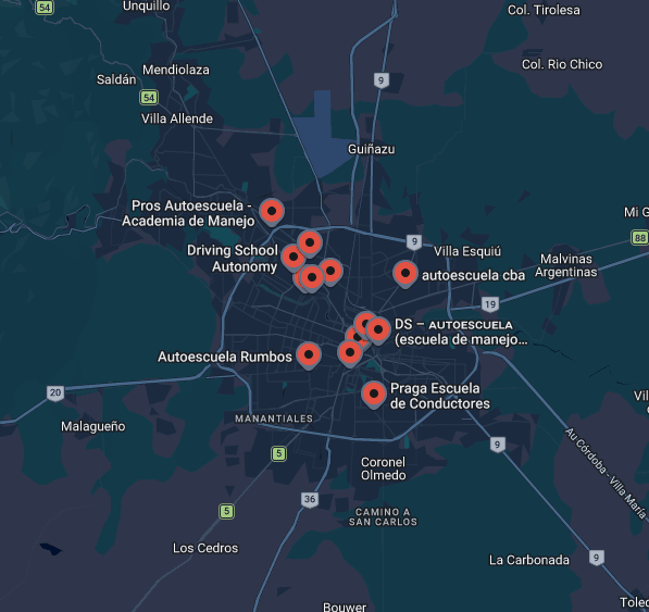Top 60 Escuelas de Manejo en Córdoba con Dirección y Teléfono