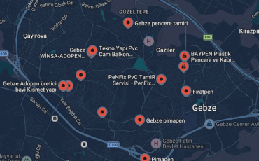 Gebze Pvc Pencere Kapı (60 Firma) – Adres ve Telefon Bilgileri