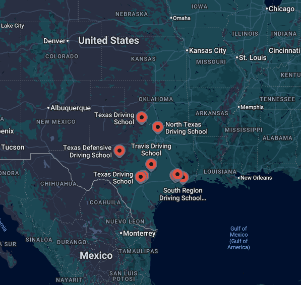 Texas Driving Schools (60 Companies) – Address and Phone Information