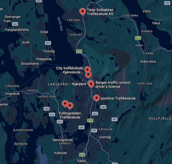 De 60 Beste Trafikkskolene i Bergen
