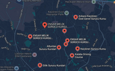 Keçiören’de Hizmet Veren 42 Sürücü Kursunun İletişim ve Adres Bilgileri
